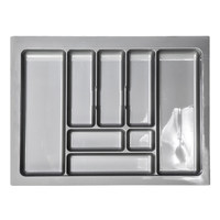 Лоток для столовых приборов 700, металлик 635*490 AKS  13437