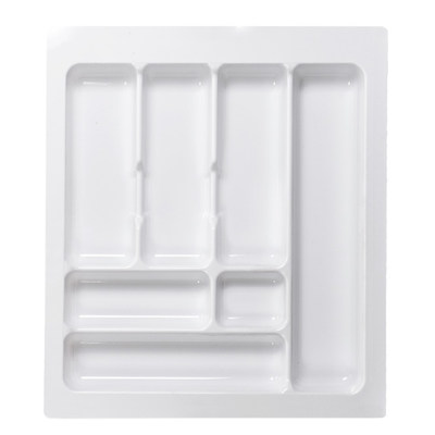 Лоток для столовых приборов 500, белый 435*490 AKS  20077