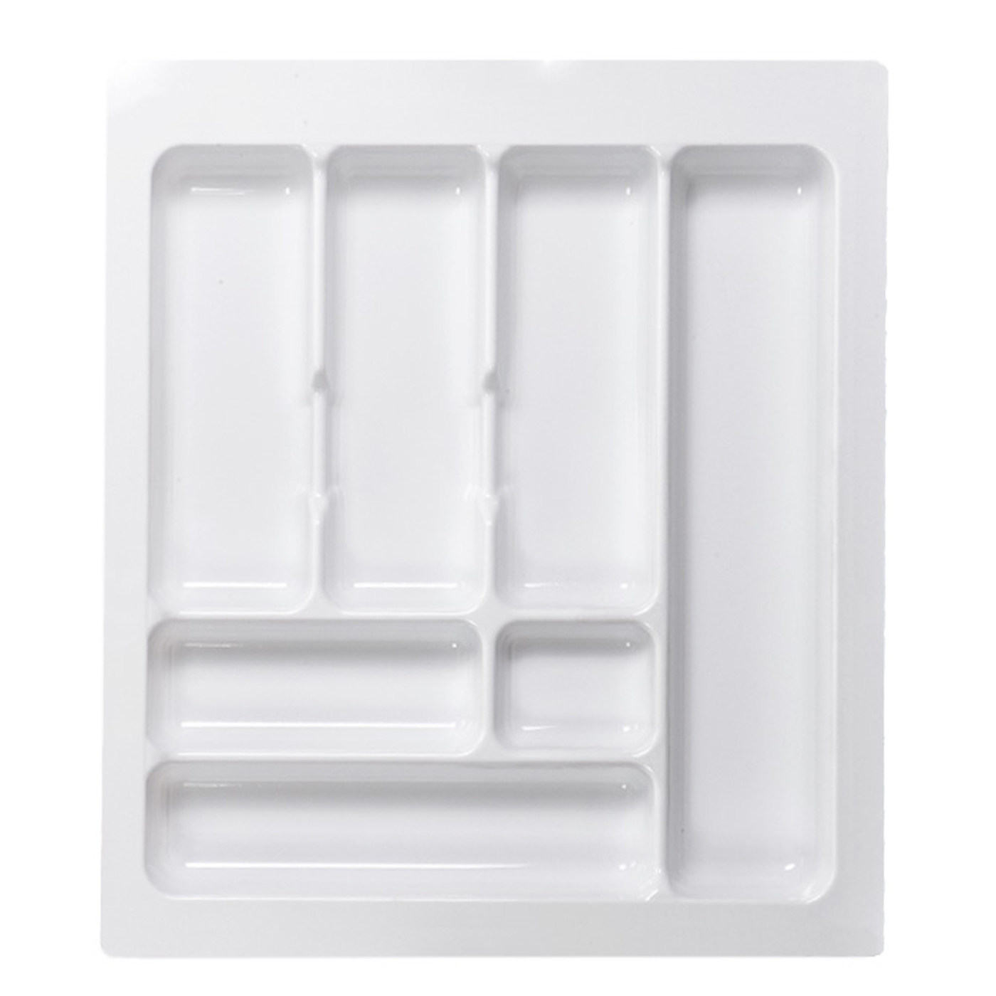 Лоток для столовых приборов 500, белый 435*490 AKS  20077