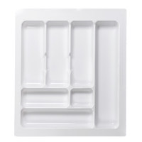 Лоток для столовых приборов 500, белый 435*490 AKS  20077