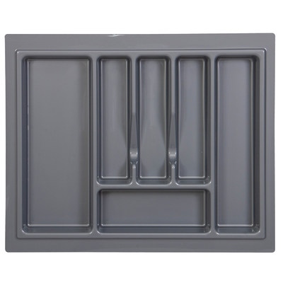 Лоток для столовых приборов 600 Standart 530/430 металлик AKS 13473