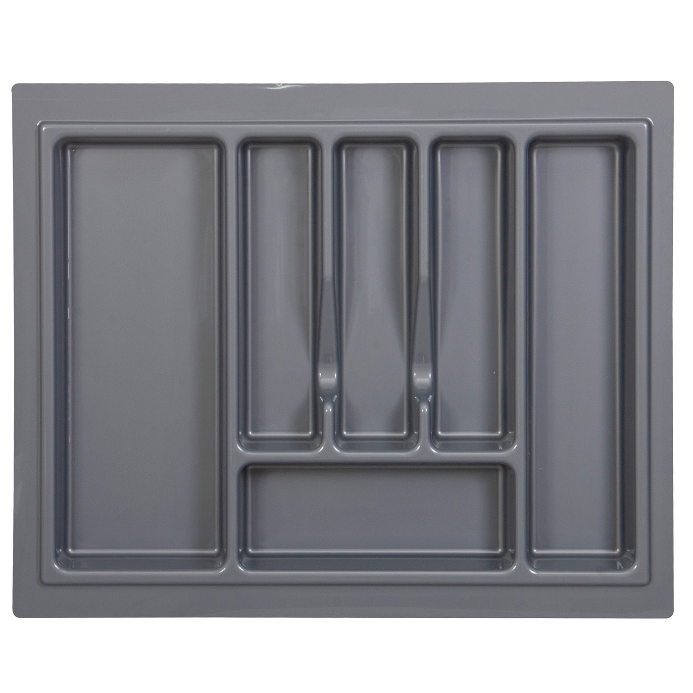 Лоток для столовых приборов 600 Standart 530/430 металлик AKS 13473