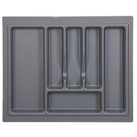 Лоток для столовых приборов 600 Standart 530/430 металлик AKS 13473