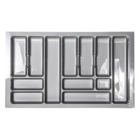 Лоток для столовых приборов 800 Comfort 735*430, металлик  AKS 31565