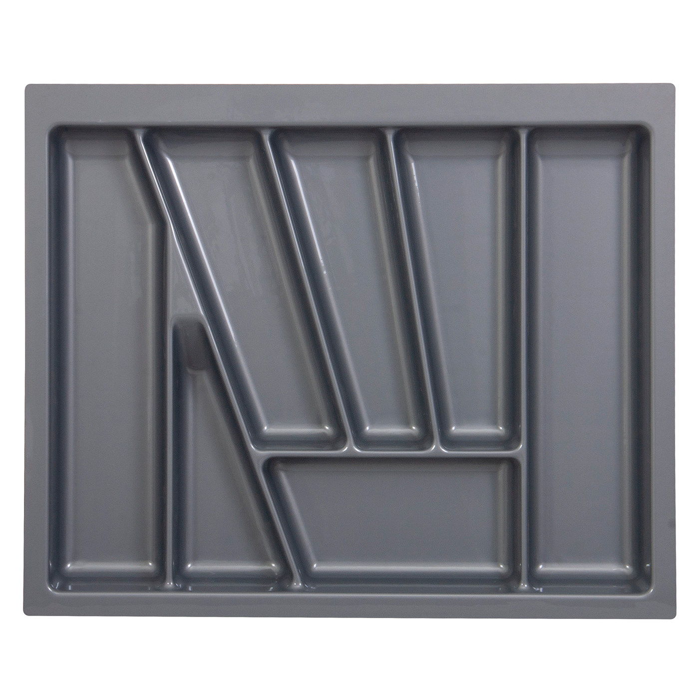 Лоток для столовых приборов 600 VERSO металлик 530*430 AKS 13444