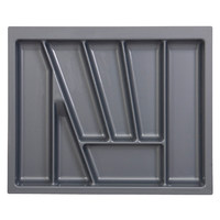 Лоток для столовых приборов 600 VERSO металлик 530*430 AKS 13444