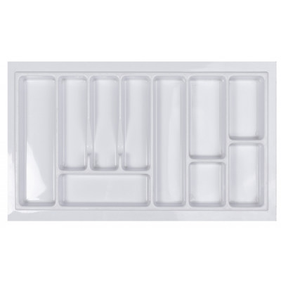 Лоток для столовых приборов 800 STANDARТ белый 730*430 РП AKS 67354