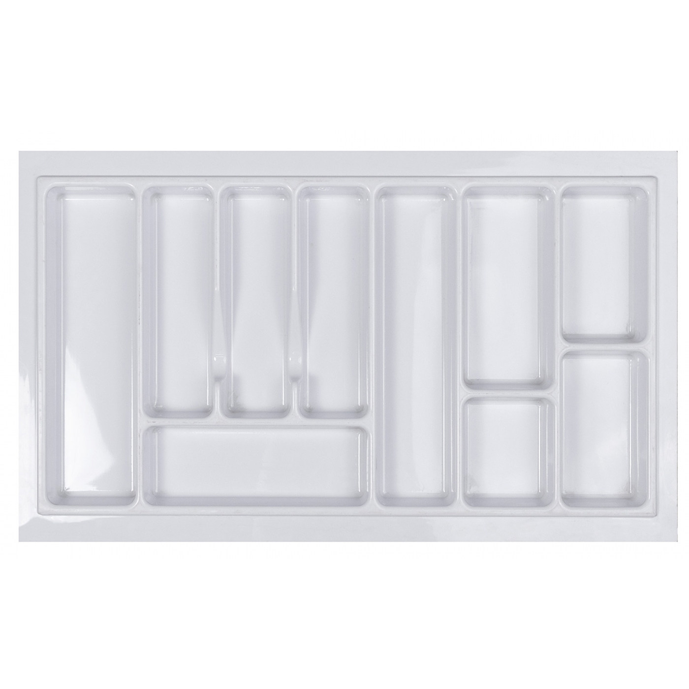 Лоток для столовых приборов 800 STANDARТ белый 730*430 РП AKS 67354