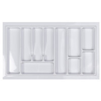 Лоток для столовых приборов 800 STANDARТ белый 730*430 РП AKS 67354