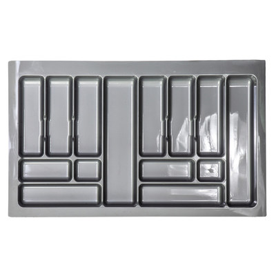 Лоток для столовых приборов 900 COMFORT 835*490 металлик AKS 13441