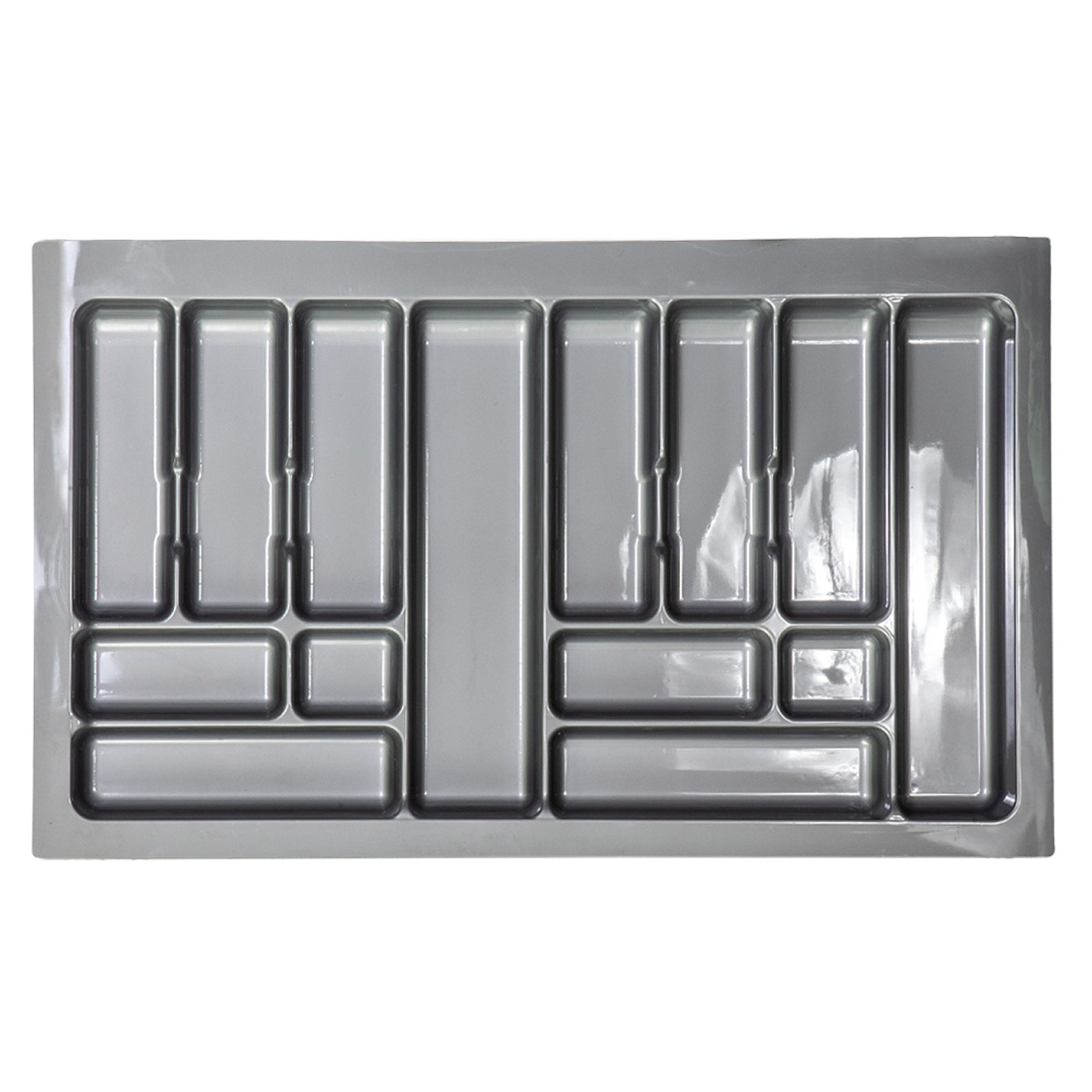 Лоток для столовых приборов 900 COMFORT 835*490 металлик AKS 13441