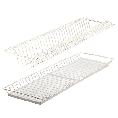 Комплект посудосуш. МФ белый с поддоном 765х256 (800мм) (10) 133