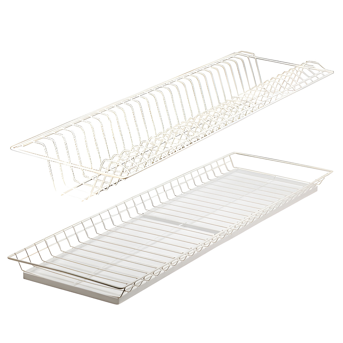 Комплект посудосуш. МФ белый с 2 поддонами 412х256 (900мм) (10)