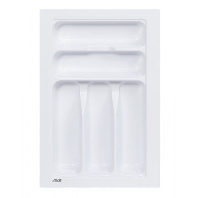 Лоток для столовых приборов 400 BASIC 315*485, белый AKS 113747