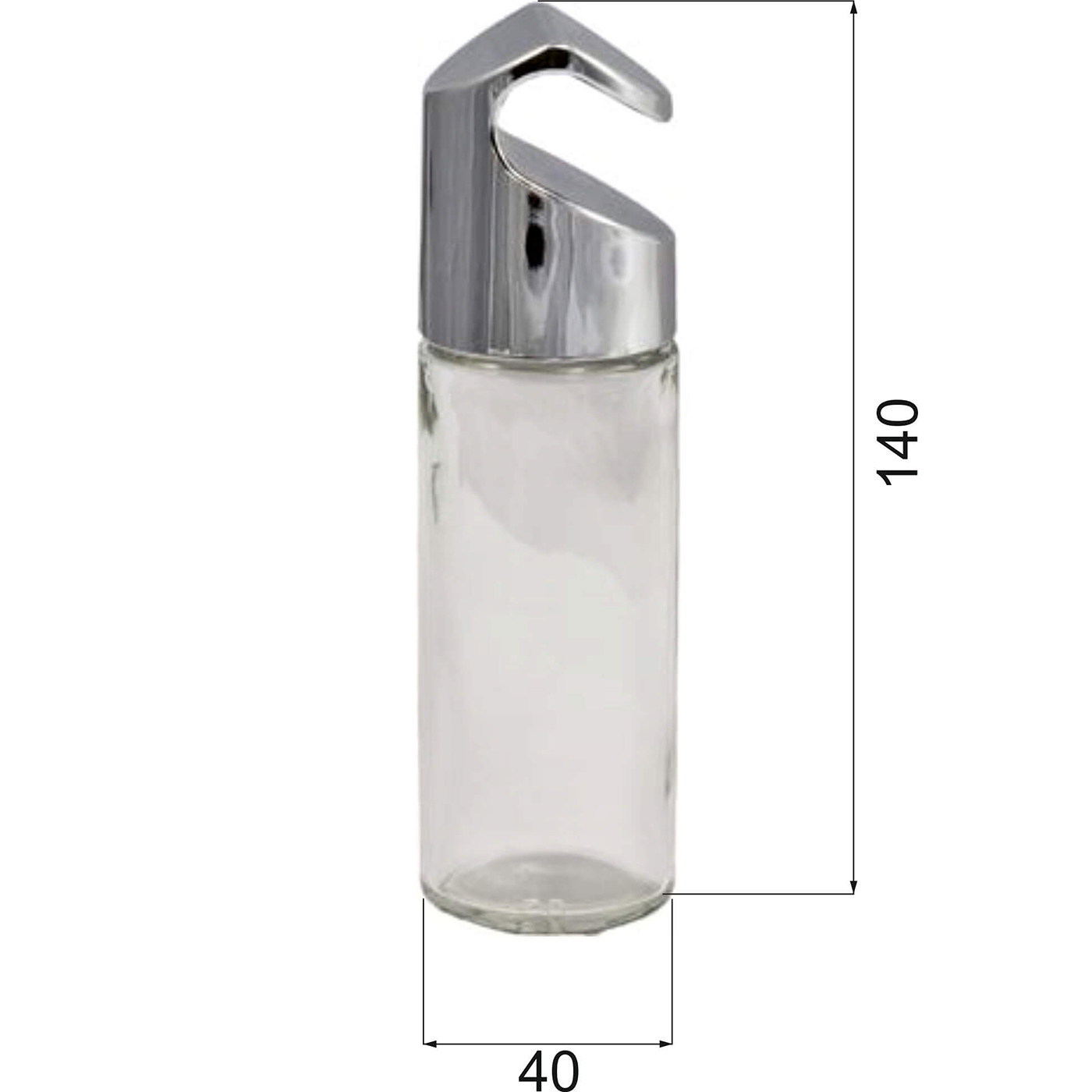 Подвеска на рейлинг для приправ (KCWJ306/C), хром AKS  11331