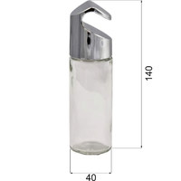 Подвеска на рейлинг для приправ (KCWJ306/C), хром AKS  11331