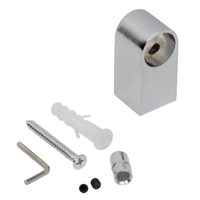 Держатель релинга простой, хром AKS  11374