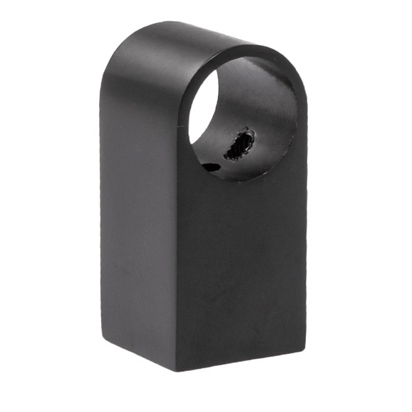 Держатель релинга простой черный AKS 62156