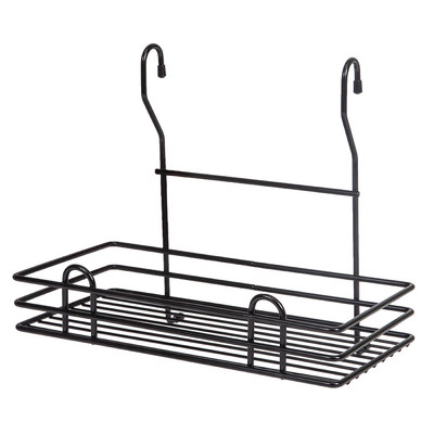 Корзина на рейлинг одинарная мини, черный AKS 62749