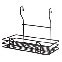 Корзина на рейлинг одинарная мини, черный AKS 62749