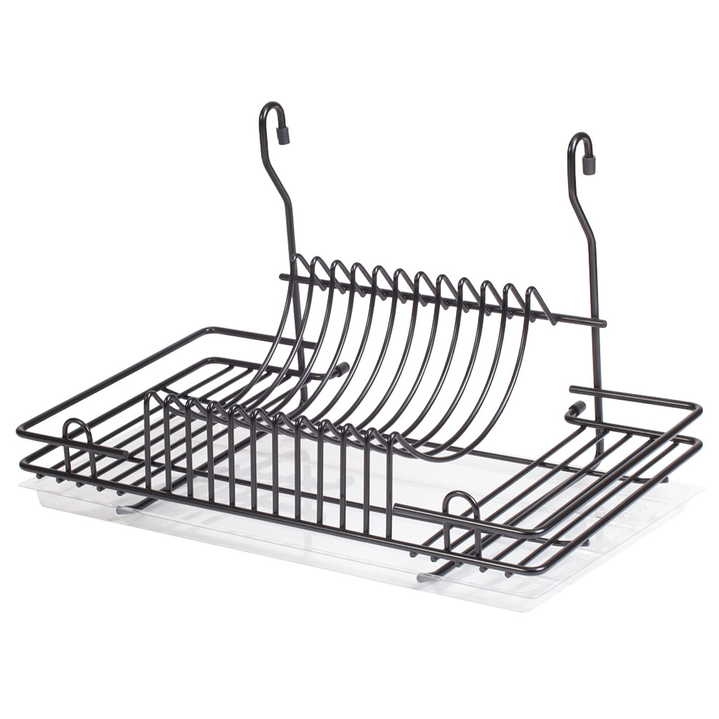 Корзина на рейлинг сушка, черный AKS 62751