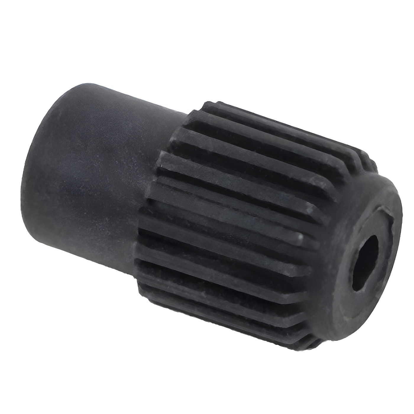 Соединитель пластиковый трубы d16, черный AKS 52041