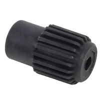 Соединитель пластиковый трубы d16, черный AKS 52041