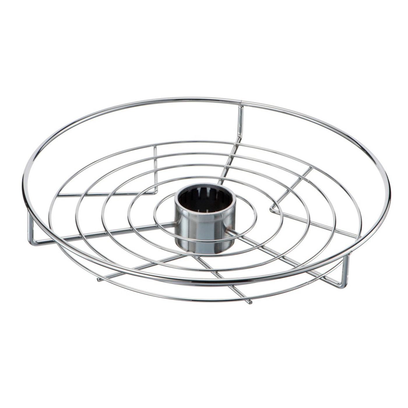Корзина центральная d350 на трубу d50мм, хром AKS  12106