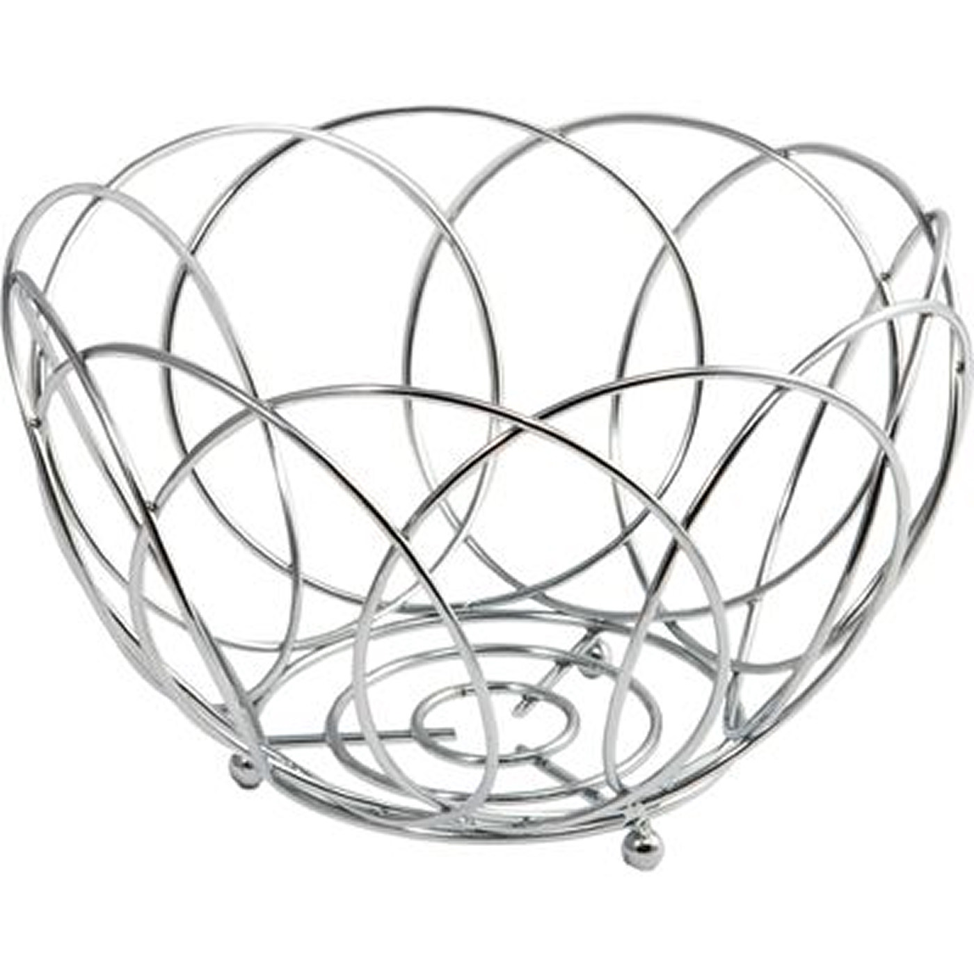 Корзина для фруктов хром AKS 11326