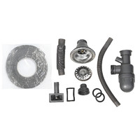 Мойка н/сталь круглая одночашевая d510 мм 0,8 мм декорированный хром AKS 10990