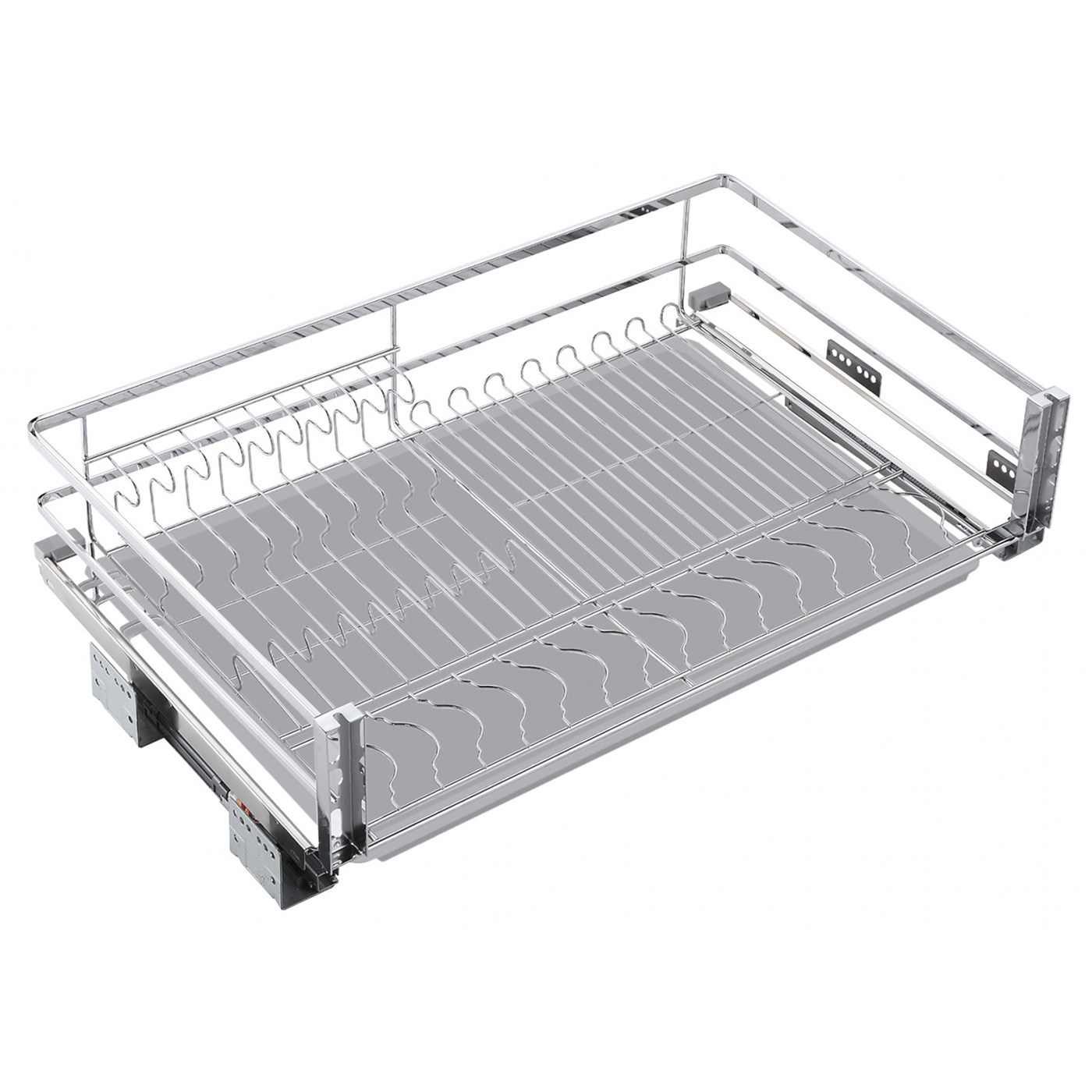 Корзина Сушка 600мм FLAT LINE,напр. скрытого монтажа с доводчиком, хром, нерж.сталь AKS 90619