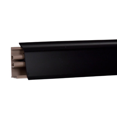 Плинтус Черный глянец 3м № LB381-619