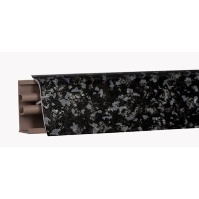 Плинтус Черное серебро 3м № LB381-6114