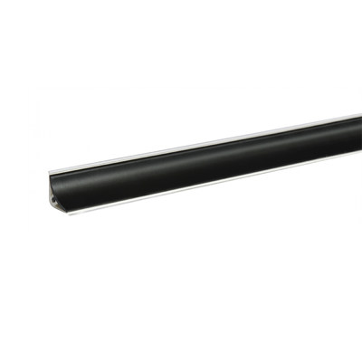 Плинтус Черный матовый 3м № LB15-6051