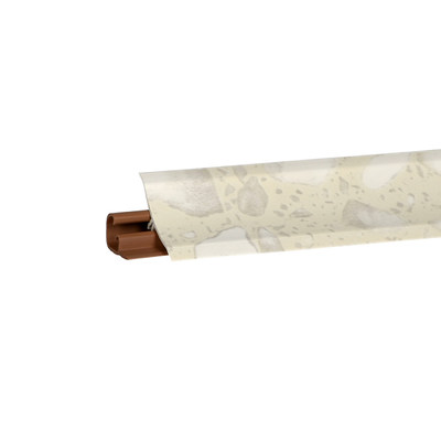 Плинтус Белые камешки 3м №LB23-6024