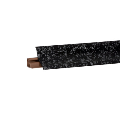 Плинтус Черное серебро 3м № LB23-6114