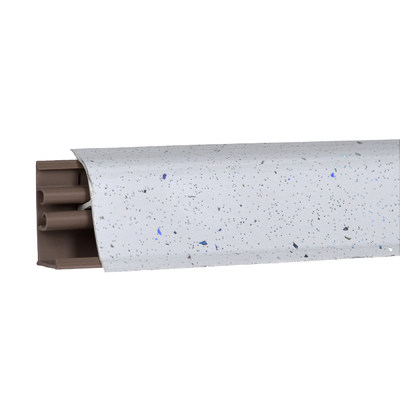 Плинтус Искра белая глянец 4,2м № LB381-6082B
