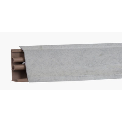 Плинтус Бриллиант белый 4,2м № LB381-6188B