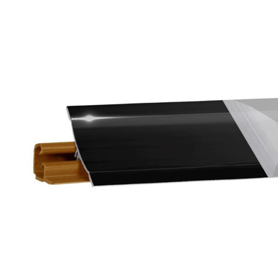 Плинтус Черный глянец 3м №LB23RUS-57 (кз № LB23-619)