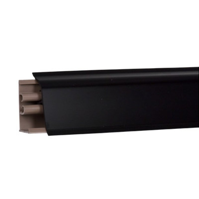 Плинтус Черный глянец 3м №LB38RUS-57 (кз № LB38-459)