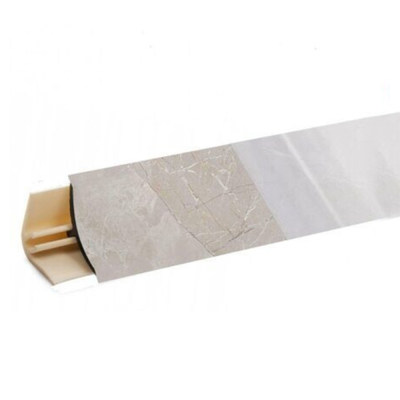 Плинтус Мрамор серебристый 3м №LB15RUS-52 (кз № LB15-6014 или 59)