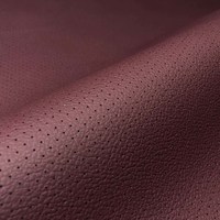 Экокожа перфо бордо