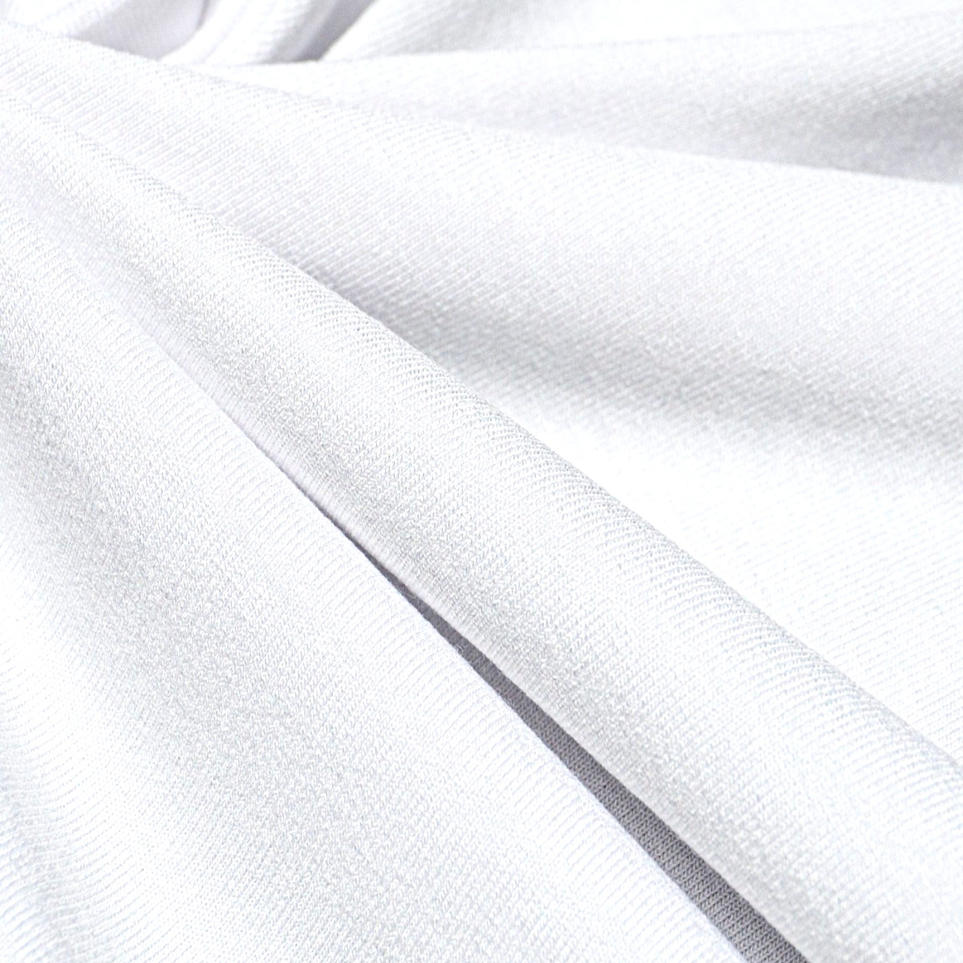 Ткань трикотажная 80 гр./кв.м. ш.212 см белый (№0104)