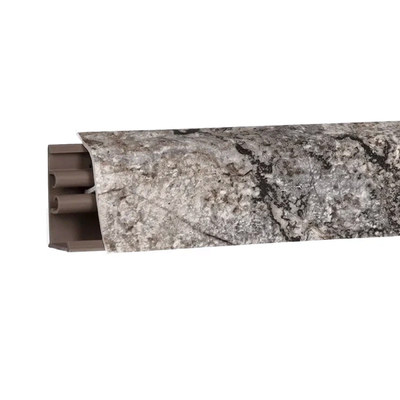 Плинтус Серый мрамор 3м № LB381-6086