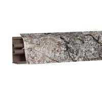 Плинтус Серый мрамор 3м № LB381-6086