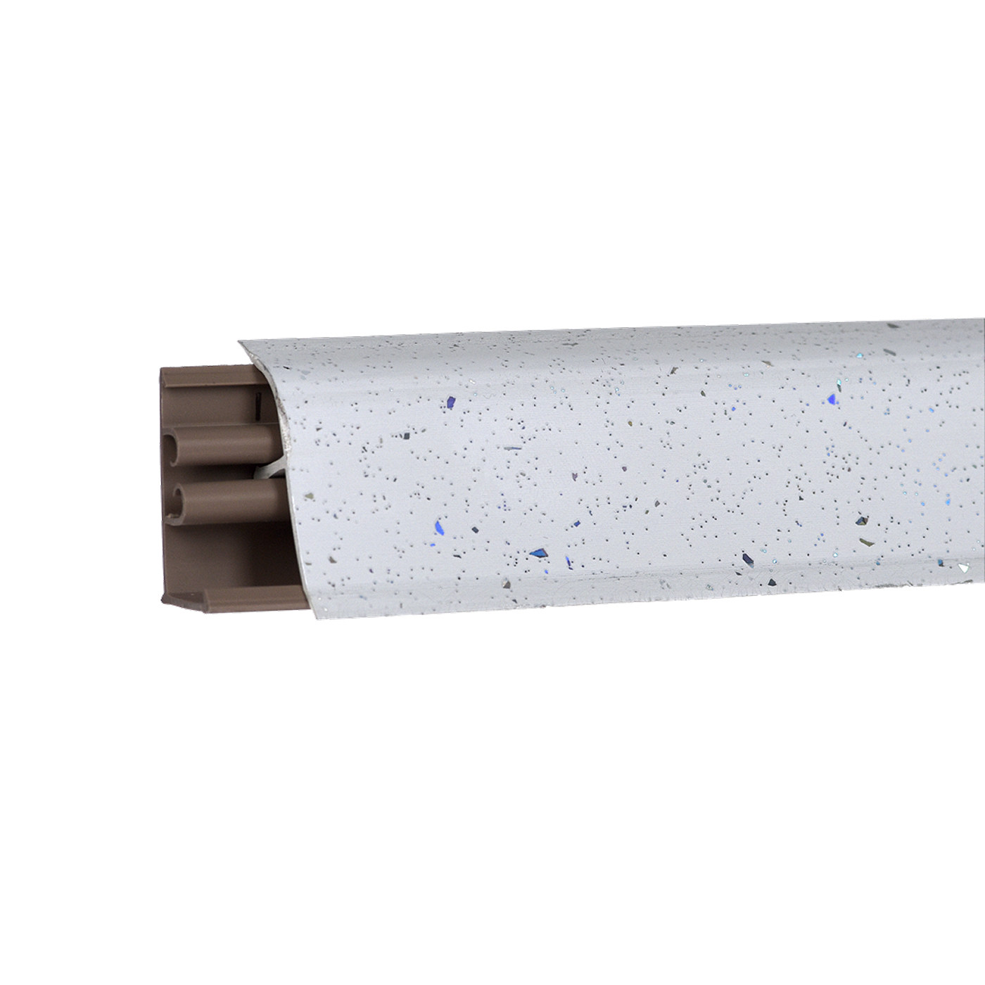 Плинтус Искра белая глянец 3м № LB381-6082