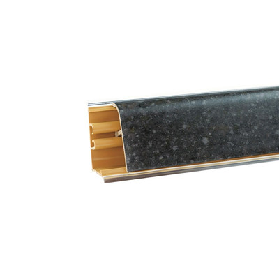 Плинтус Бриллиант черный 3м № LB381-6187 (№ 468)