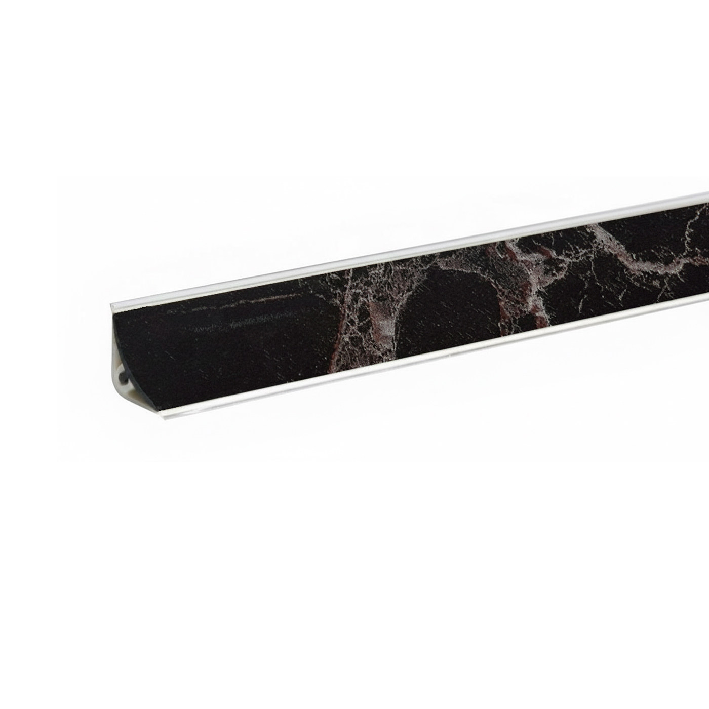 Плинтус Мрамор марквина черный 3м № LB15-6094