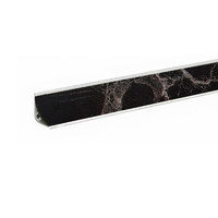 Плинтус Мрамор марквина черный 3м № LB15-6094