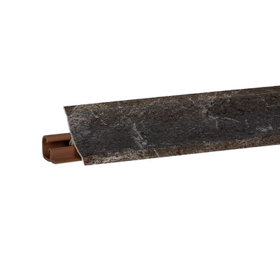 Плинтус Мрамор марквина серый 3м № LB23-6074
